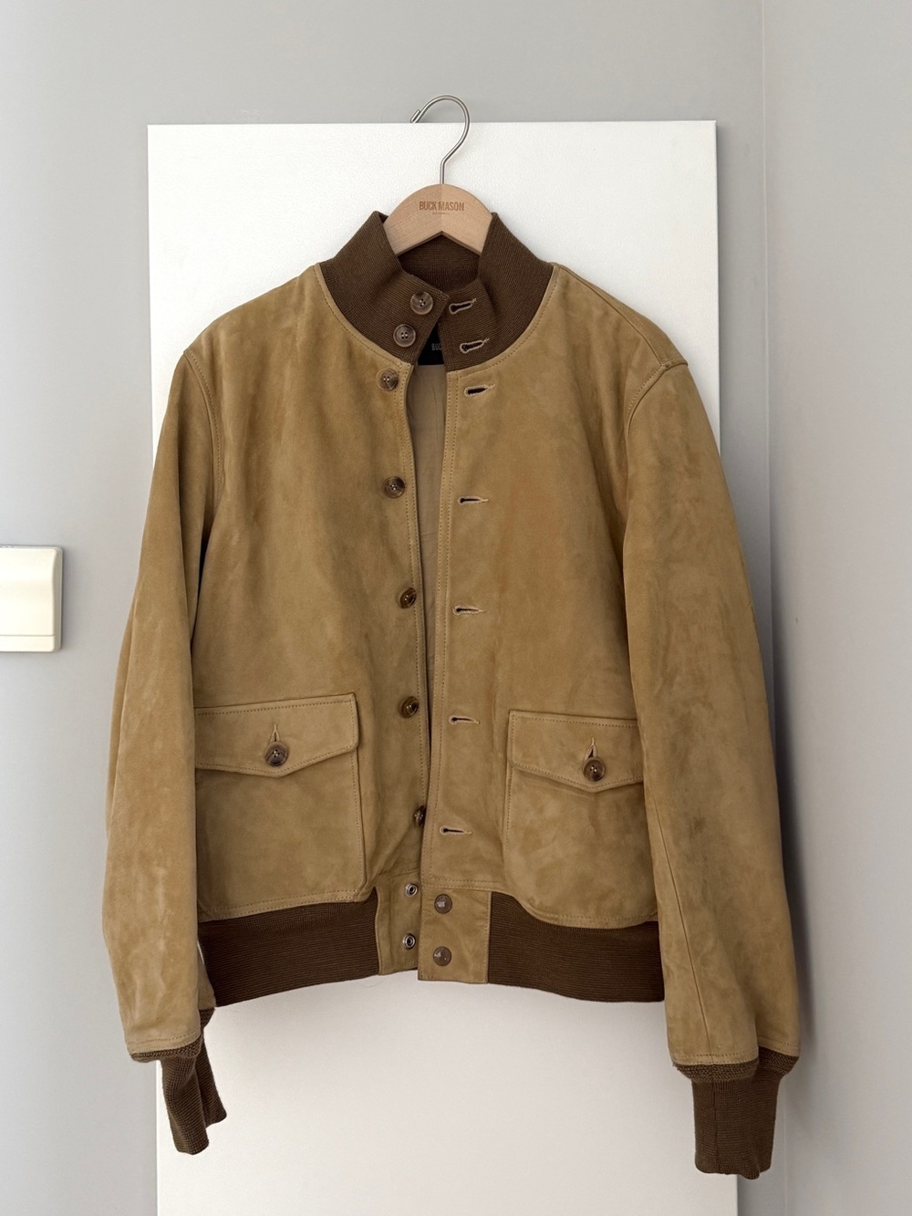 Buck Mason 2025 Suede Leather A1 Jacket [M]